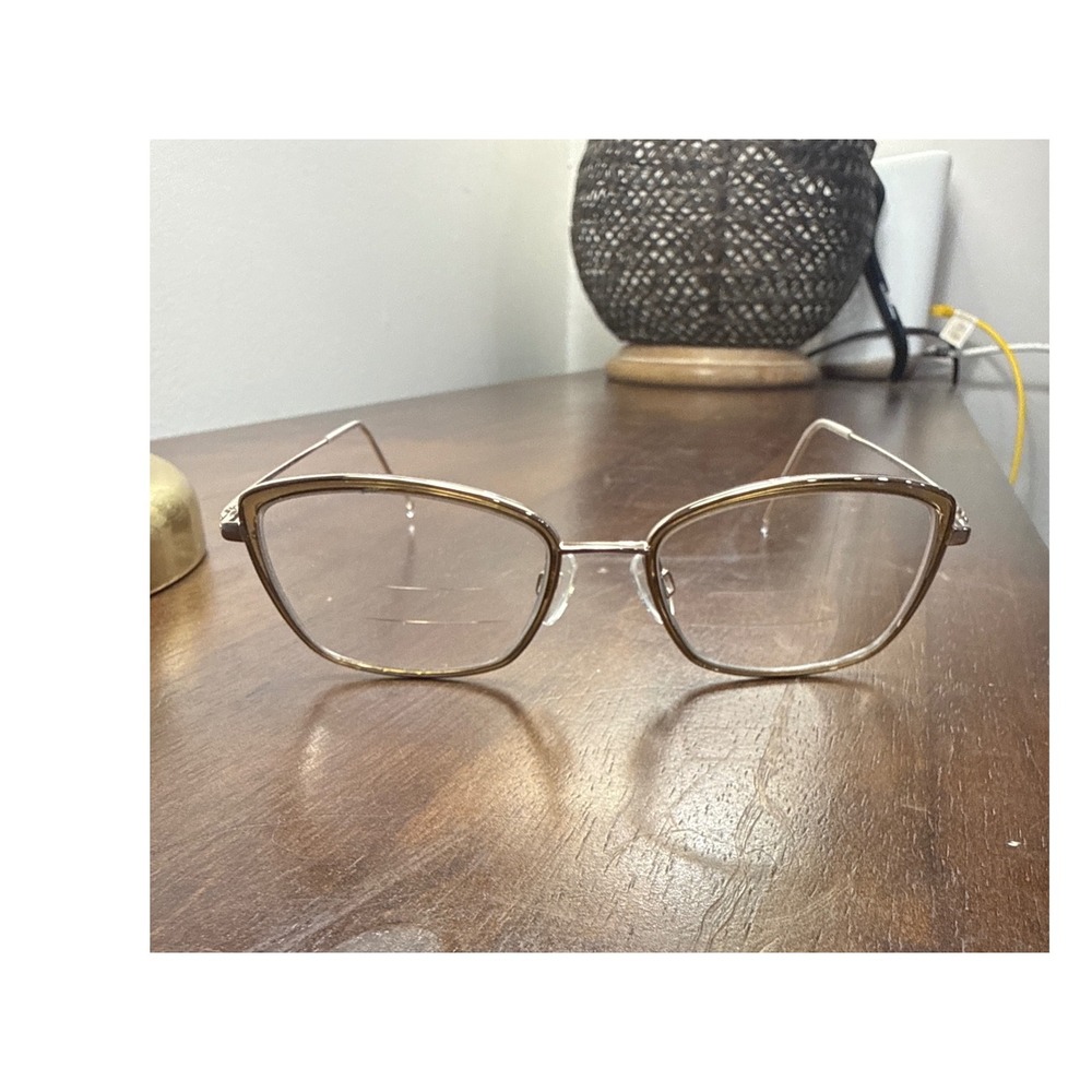 Charmant Titanium Perfection Gold Eyeglass Frames CH16722 51-17-140mm